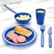 Assiettes en polypropylène Olympia Kristallon bleues 230mm (lot de 12)