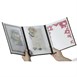 Protège-menus Securit Crystal A4 triples (lot de 3)
