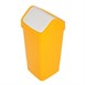 Poubelle polypropylène à couvercle battant SYR jaune 50L