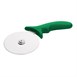 Roulette à pizza Hygiplas 102mm verte