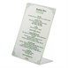 Protège-menus incliné en acrylique Olympia