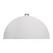 Table ronde pliable au centre Bolero blanche 1530mm