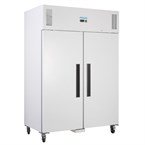 Armoire réfrigérée positive GN double porte blanche Polar Série G 1200L