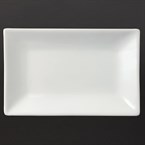 Plat rectangulaire de service 200 x 130mm Olympia (Lot de 6)