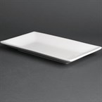 Plat rectangulaire de service 250 x 150mm Olympia (Lot de 4)