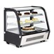 Vitrine réfrigérée de comptoir noire Polar Série G 120L