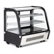 Vitrine réfrigérée de comptoir noire Polar Série G 120L