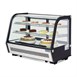 Vitrine réfrigérée de comptoir noire Polar Série G 160L