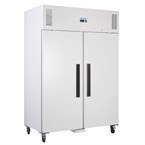 Armoire réfrigérée négative GN double porte Polar blanche Série G 1200L
