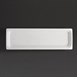 Plat blanc GN 2/4 Olympia Whiteware 30mm