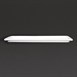 Plat blanc GN 2/4 Olympia Whiteware 30mm