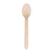 Cuillères à dessert en bois biodégradables lot de 100