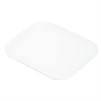 Petits couvercles en carton ciré pour barquettes aluminium Fiesta Recyclable (lot de 1000)