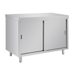 Placard sur pied en acier inoxydable Vogue 1200mm
