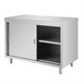 Placard sur pied en acier inoxydable Vogue 1200mm