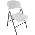 Chaises pliantes Bolero blanches (lot de 2)