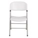 Chaises pliantes Bolero blanches (lot de 2)