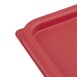 Couvercle carré rouge grand Hygiplas