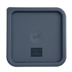 Couvercle carré bleu moyen Hygiplas