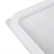 Couvercle carré blanc grand Hygiplas