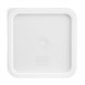 Couvercle carré blanc moyen Hygiplas