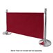Barrière en toile Bolero rouge
