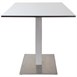 Pied de table carré inox Bolero