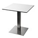 Pied de table carré inox Bolero