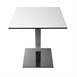 Pied de table carré inox Bolero