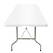 Table pliable au centre Bolero blanche 2430mm
