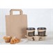 Sacs en papier recyclé marron Fiesta Compostable (lot de 250)