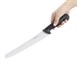 Couteau à pâtisserie denté Hygiplas noir 250mm