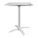 Table inox carrée à plateau basculant Bolero 600mm