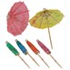 Parasols en papier de différentes couleurs Fiesta Recyclable (Lot de 144)