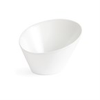 Bols Ovales Inclinés Blancs Olympia 133 x 154mm (Lot de 4)