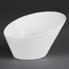 Bols Ovales Inclinés Blancs Olympia 133 x 154mm (Lot de 4)