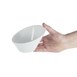 Bols Ovales Inclinés Blancs Olympia 133 x 154mm (Lot de 4)