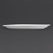 Assiettes ovales blanches Olympia 250mm (Lot de 6)