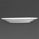 Assiettes à bord large blanches Olympia 165mm (Lot de 12)