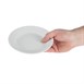 Assiettes à bord large blanches Olympia 165mm (Lot de 12)