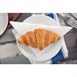 Assiettes à bord large blanches Olympia 165mm (Lot de 12)
