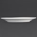 Assiettes à bord large blanches Olympia 202mm (Lot de 12)