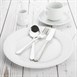 Assiettes à bord large blanches Olympia 250mm (Lot de 12)