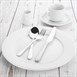 Assiettes à bord large blanches Olympia 280mm (Lot de 6)