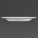 Assiettes à bord large blanches Olympia 280mm (Lot de 6)