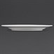 Assiettes à bord large blanches Olympia 310mm (Lot de 6)