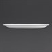 Assiettes ovales blanches Olympia 295mm (lot de 6)