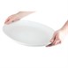 Assiette creuse ovale Olympia 500 x 290mm