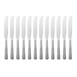 Couteau de table Olympia Kings manche plein (Lot de 12)