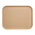 Plateau en polyester Versalite Cambro moka moucheté 45,7 cm